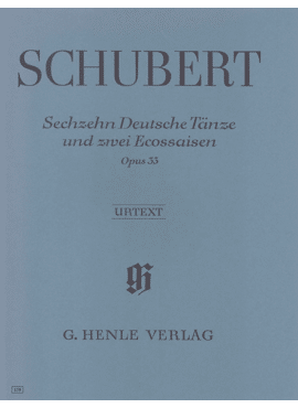 Sechzehn Deutsche Tänze und zwei Ecossaisen op. 33 (D 783)